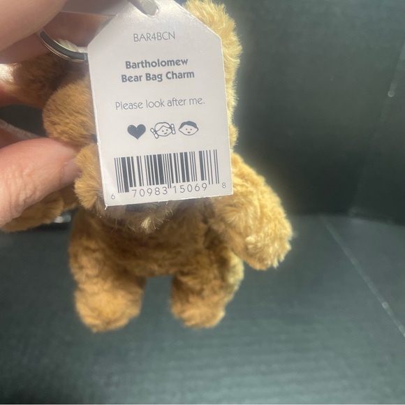 LAST ONE! BNWT JELLYCAT I AM BARTHOLOMEW BEAR BAG CHARM SO ADORABLE - Picture 3 of 13